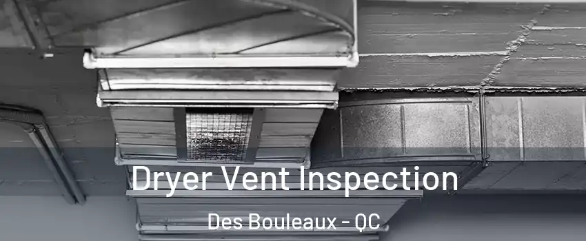  Dryer Vent Inspection Des Bouleaux - QC