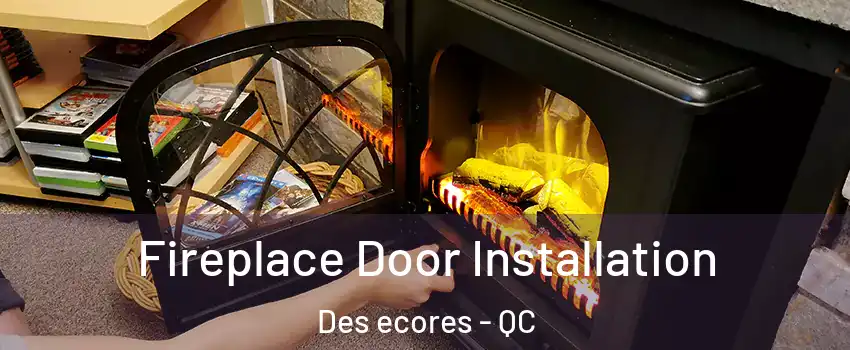  Fireplace Door Installation Des ecores - QC