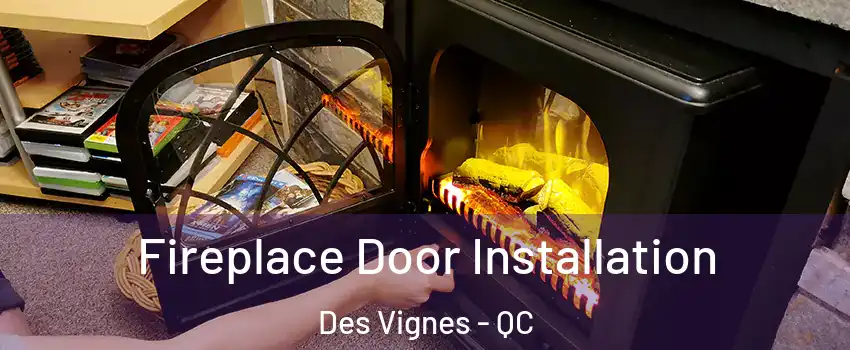  Fireplace Door Installation Des Vignes - QC