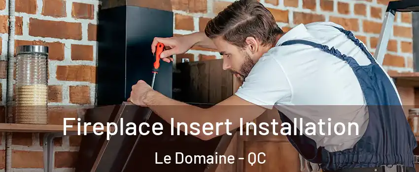  Fireplace Insert Installation Le Domaine - QC