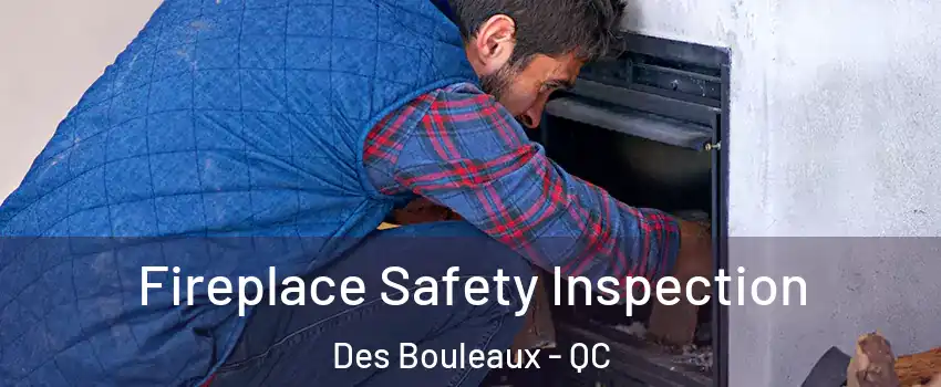 Fireplace Safety Inspection Des Bouleaux - QC