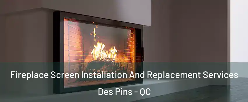 Fireplace Screen Installation And Replacement Services Des Pins - QC