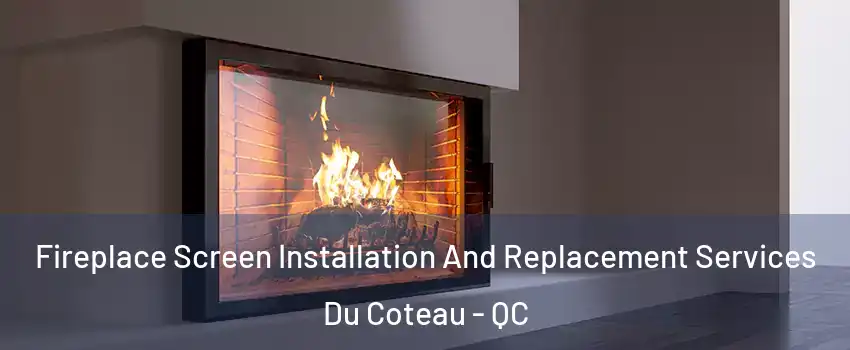 Fireplace Screen Installation And Replacement Services Du Coteau - QC