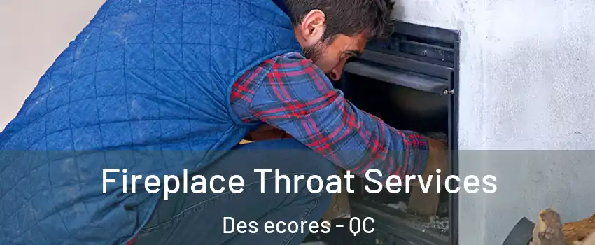  Fireplace Throat Services Des ecores - QC