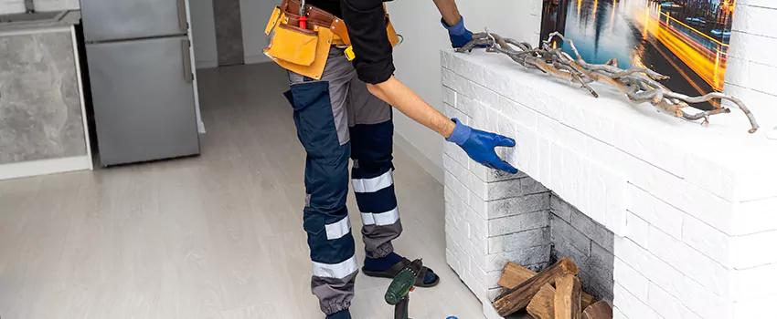 Outdoor Fireplace Restoration in Saint Constant, Quebec