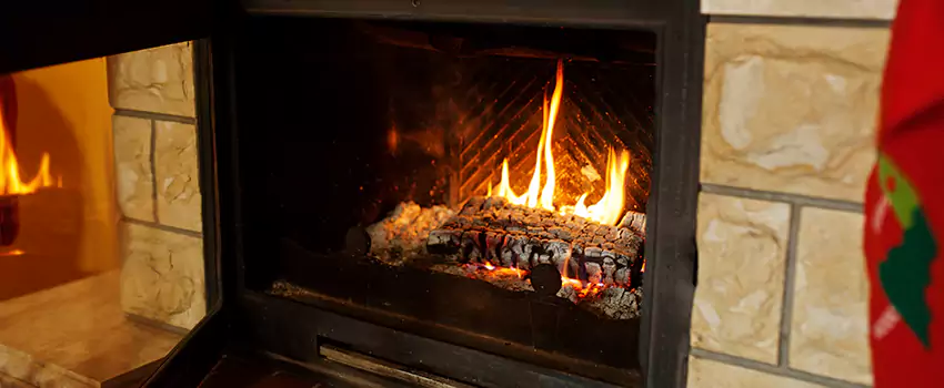Commercial Prefabricated Fireplace Replacement in Saint Constant, Quebec