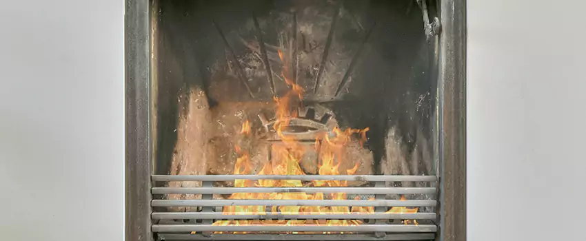 Travis Industries Linear Gas Fireplace Installation in Saint Constant, Quebec