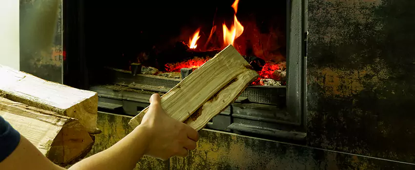 Wood Stove Heat Resistant Wall Repair in Saint Constant, Quebec