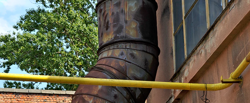 Lightning Protection Installation System for Industrial Chimneys in Saint Constant, Quebec