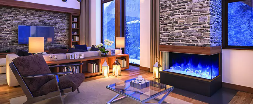 Dynamic Flame Color Fireplace Installation in Saint Constant, QC