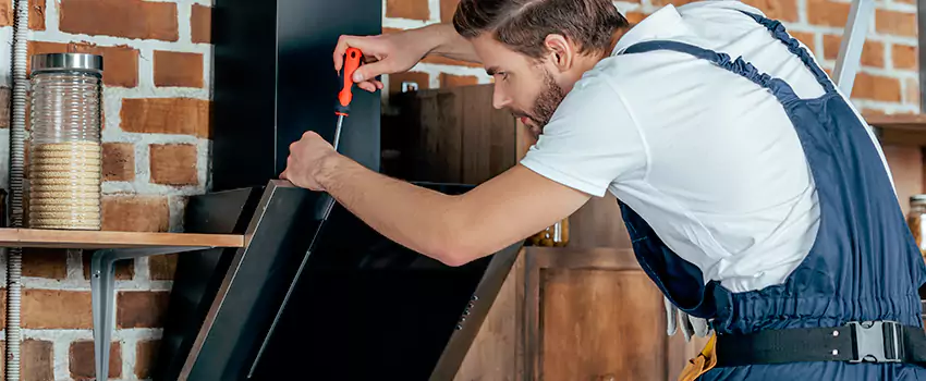 Old Rusted Metal Fireplace Repair And Replacement in Saint Constant, QC
