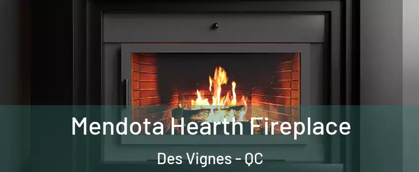 Mendota Hearth Fireplace Des Vignes - QC