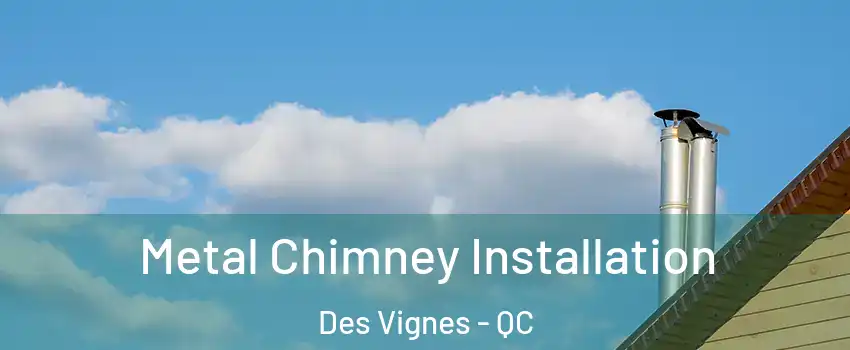  Metal Chimney Installation Des Vignes - QC