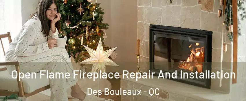  Open Flame Fireplace Repair And Installation Des Bouleaux - QC