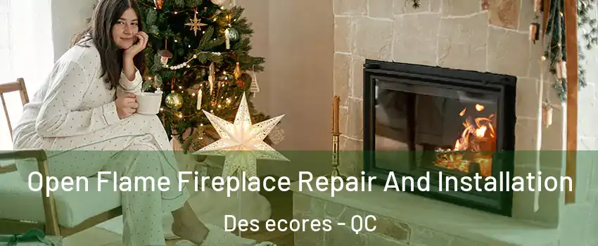  Open Flame Fireplace Repair And Installation Des ecores - QC