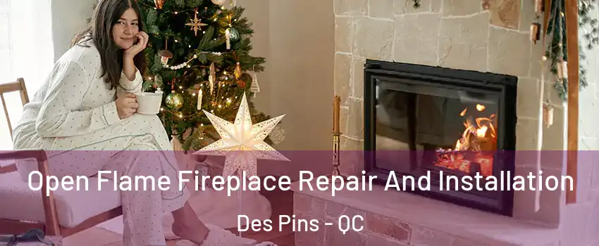  Open Flame Fireplace Repair And Installation Des Pins - QC