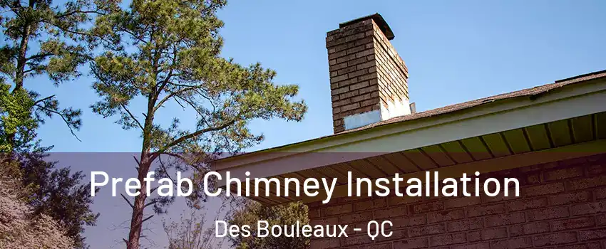  Prefab Chimney Installation Des Bouleaux - QC