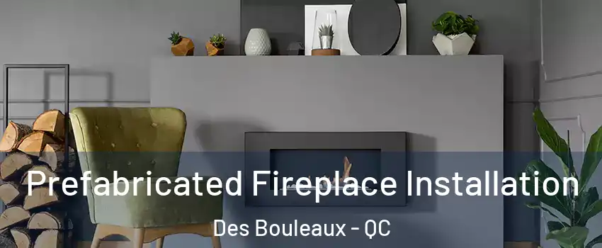  Prefabricated Fireplace Installation Des Bouleaux - QC